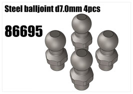 Steel balljoint for Torsion rollbar 2pcs