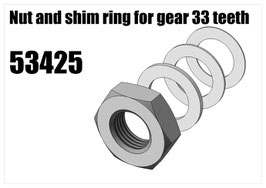 Nut and shim ring for gear 33 teeth