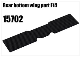 CFK rear bottom wing part