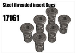 Steel threaded insert 6pcs