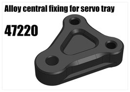 Alloy central fixing for servo tray