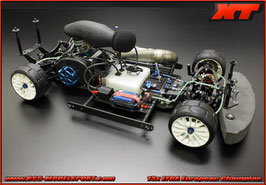 XT Touring Car Chassis kit with Zenoah and Beast S2 engine fixing kit (27180, 27146, 27115 and 27190, 27142, 27125)
