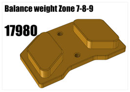 Balance weight Zone 7-8-9