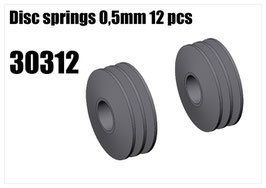 Disc springs 0,5mm 12pcs