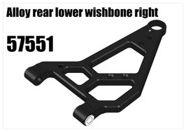 Alloy rear lower wishbone right