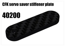 CFK servo saver stiffener plate