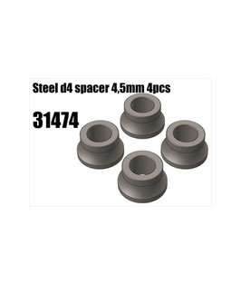 Steel d4 spacer 4,5mm 4pz