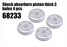 Shock absorbers piston thick 3 holes 4pcs