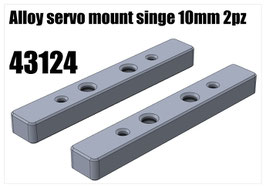 Alloy servo mount single 10mm 2pz