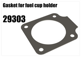 Gasket for fuel cup holder