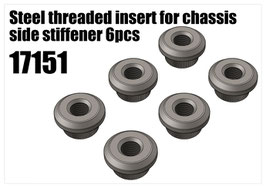 Steel threaded insert for chassis side  6pcs