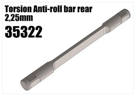Torsion Anti-roll bar rear 2,25mm