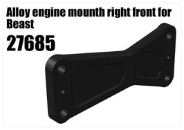 Alloy engine mounth right front for Beast S2