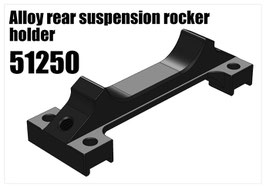 Alloy rear suspension rocker holder