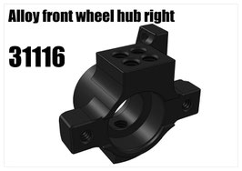 Alloy front wheel hub right