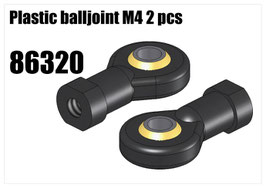 Plastic balljoint M4 2pcs