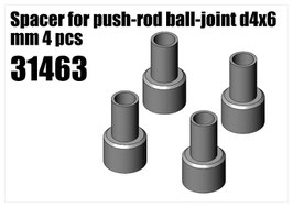 Steel Spacer for push-rod d4x6 mm 4pcs