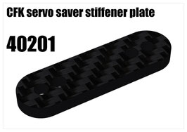 CFK servo saver stiffener plate