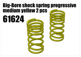 Shock's spring progressive medium yelow 2pcs