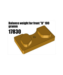 Balance weight for front "B" 100 gramm