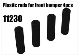 Plastic rods for front bumper 4pcs