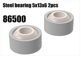 Steel bearing 5x13x6 2pcs