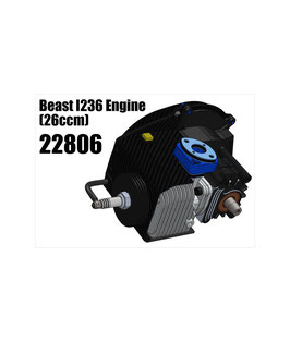 Beast I262 Complete 26ccm Engine (internal ignition version)