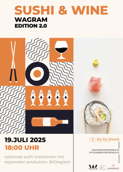 Sushi and Wine 1 Person