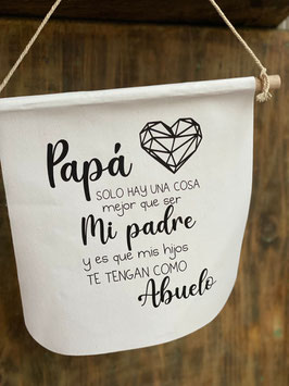 Banderín para regalar al padre o al padrino