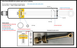 Volvo Penta DPH and DPR trim cylinder repair set