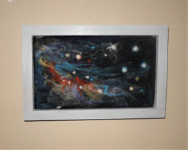 tableau feutré "GALAXY"