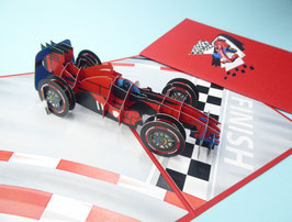 Carte pop-up Sport auto