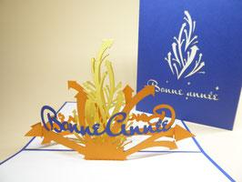 Carte pop-up Bonne Année !