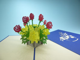 Panier de roses