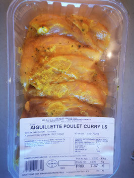 . Aiguillettes de poulet Curry