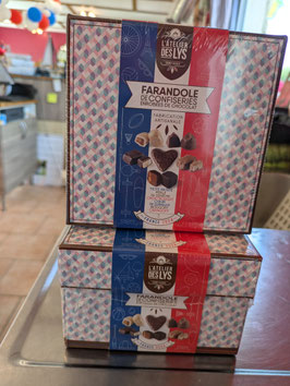 Farandole de confiseries enrobées de chocolat