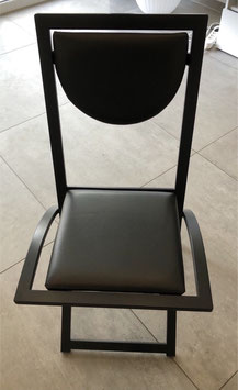 Kff Design Stuhl SINUS Leder schwarz