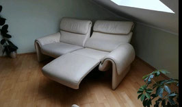 de Sede  Design Sofa DS 2000 Leder eierschalenfarben