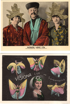 Postkarten Set 1930 Rar Zaubermeister Alois Groasser & Visiona aus Mannheim