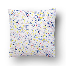 CUSHION  terrazzo multicolor/blanc