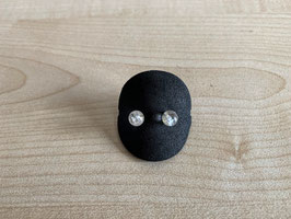 Bergkristall-Kugel-Ohrstecker, 6 mm