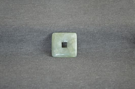 Serpentin dunkel-Quadrat-Donut 3 x 3  cm