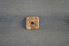 Landschafts-Jaspis-Quadrat-Donuts 3 x 3  cm