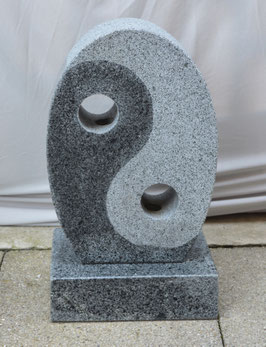 Granit-Quellstein Ying & Yang