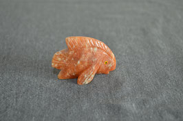 Orangencalcit-Fisch