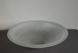 Glasschale 40  cm, weiss