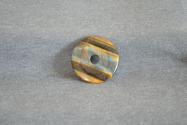 Tigerauge mit Falkenauge-Donut 4 cm