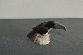 Edelstein-Vogel, schwarz - 3