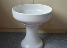 Zimmerbrunnen-Schale 40 cm mit Sockel, weiss