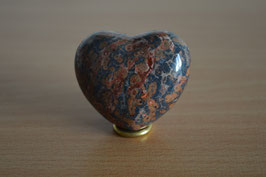 Leopardenfell-Jaspis-Herz - 4,5 cm